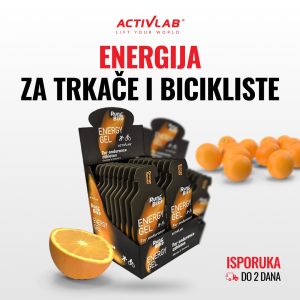 Activlab Energy Gel narandža, energetski gel za trkače i bicikliste, pakovanje 40g.