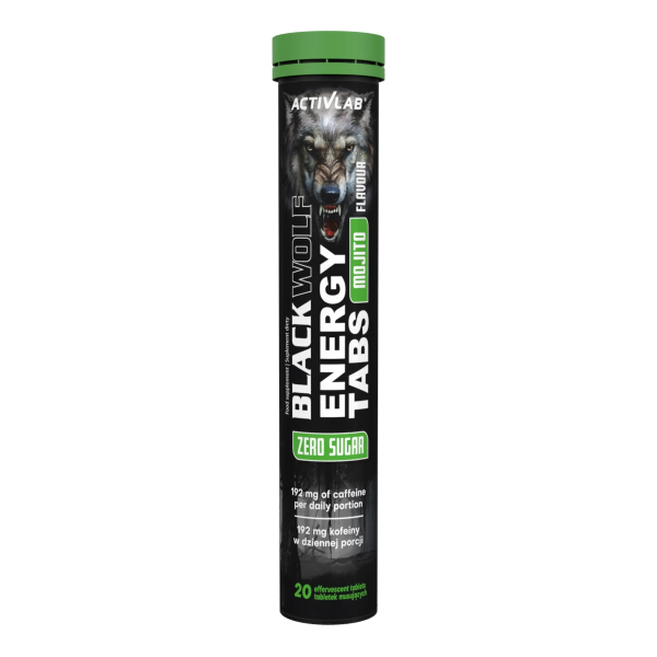 Activlab Black Wolf Energy Tabs (20 šumećih tableta) - Image 2