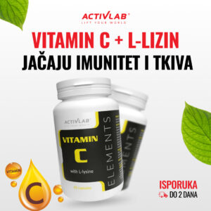 Activlab ELEMENTS Vitamin C sa L-lizinom (60 kapsula)